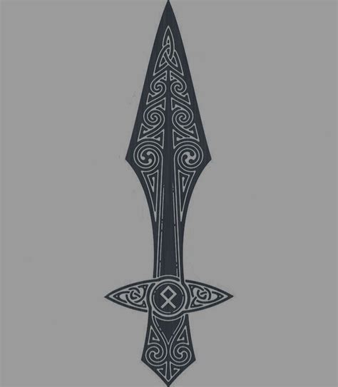 Gungnir in 2024 | Viking tattoo symbol, Design your tattoo, Norse tattoo