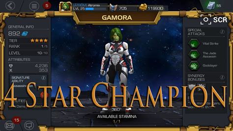 Marvel Contest Of Champions 4 Star Champion Youtube