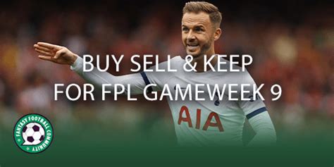 Buy Sell And Keep For Fpl Gameweek Fantasy Football Community