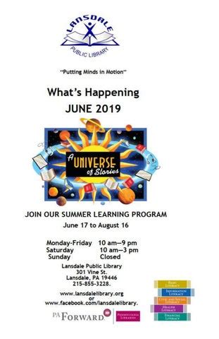 What's Happening at Lansdale Library June 2019 by Lansdale Public ...