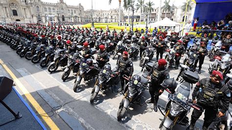 Polic A Nacional Recibe Primer Lote De Motos Para Reforzar Labores