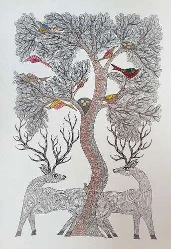 Gond Tribal Painting, Bhopal - Tribal Art Painting and Gond Tribal Art Painting