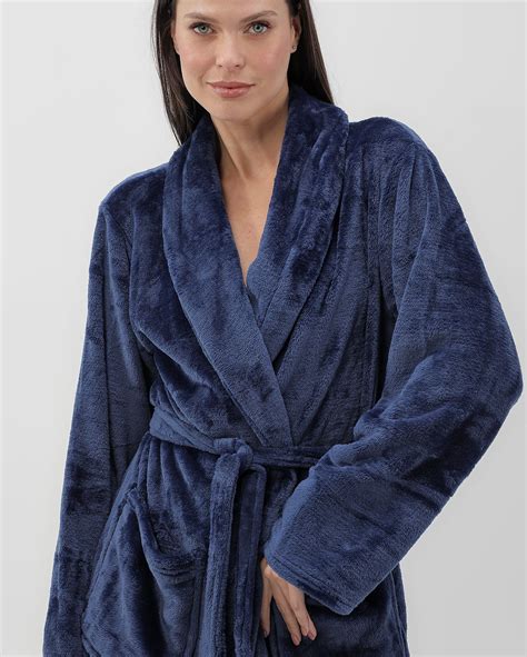 Riachuelo Roup O Feminino De Fleece Faixa Azul Casa Riachuelo