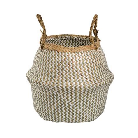 Cache Pot Grande Taille En Osier Style Boho Jolipot