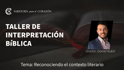 C Mo Estudiar La Biblia Reconociendo El Contexto Literario Youtube