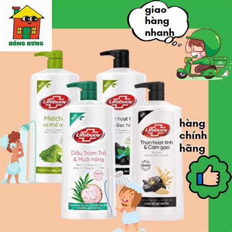 Sữa tắm Lifebuoy detox và bảo vệ da khỏi vi khuẩn 850g Hồng Hưng Shop