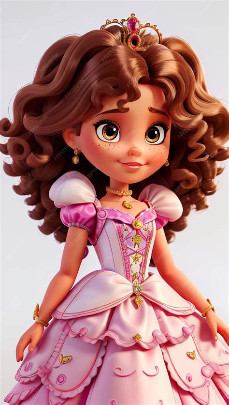 Premium AI Image | princess barbie in beautiful dresses