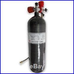 Firefighter 6 8L 4500Psi Black Carbon Fiber PCP Cylinder High Pressure