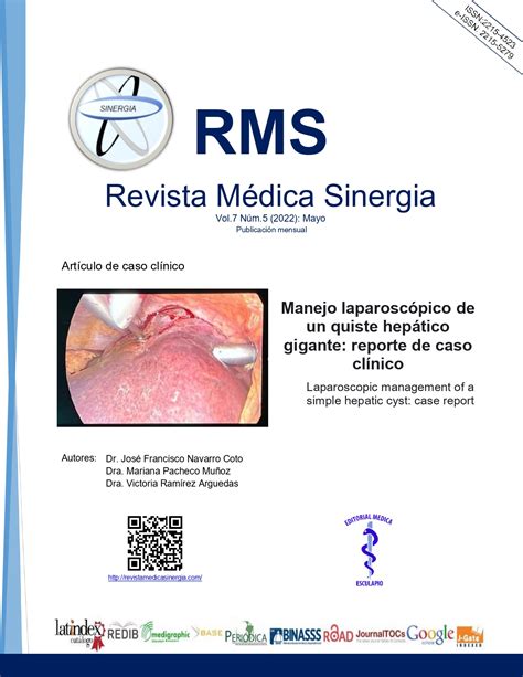 Manejo laparoscópico de un quiste hepático gigante Revista Medica