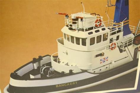 Billing Boats Banckert Trawler Tug Platic Model Kit Made In Denmark