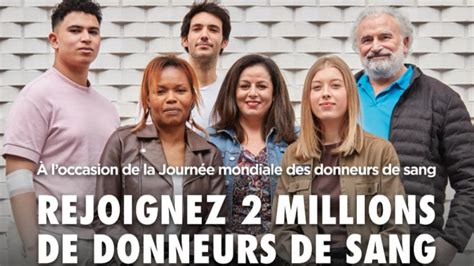 Journée mondiale du don du sang Et si vous deveniez donneur