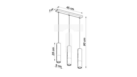 Lampa wisząca LOOPEZ 3L czarny złoty SOLLUX LIGHTING TIM SA