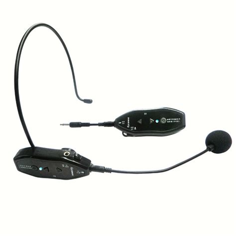 New 2 4g Wireless Microphone Headset Voice Amplifier Fm Transmitter 24 Bit 48 Khz Universal