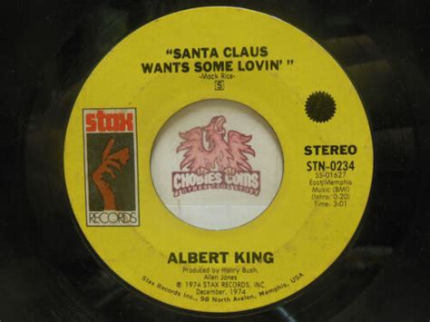 Albert King Santa Claus Wants Some Lovin Dont Burn 45 Rpm Fair