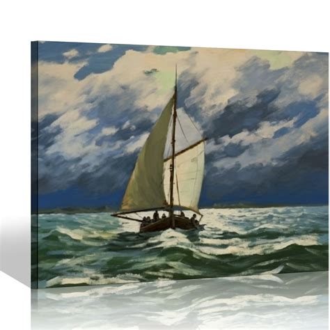 ONETECH Claude Monet Seascape Storm Impressionist Art Posters Claude ...