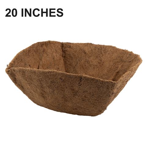 20 Inch Coconut Liners for Planters, Basket Liners Natural Coco Coir