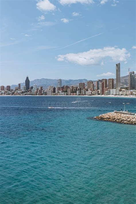 Benidorm, Alicante, Spain. Aerial Photo from Drone To Benidorm City ...