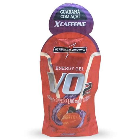 VO2 Energy Gel Caffeine Unidade 30g Integralmedica