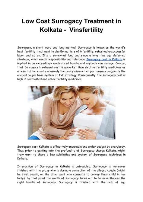 Ppt Low Cost Surrogacy Treatment In Kolkata Vinsfertility Powerpoint Presentation Id 10770519