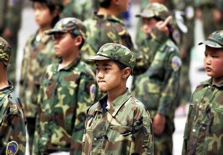 Kids Primary School Have Military Training Editorial Stock Photo ...