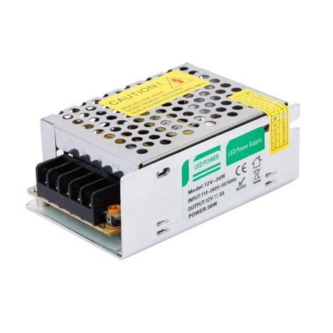 Liqoo A W Transformateur Led Transfo Dc V Driver Alimentation Ac