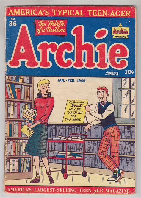 Comicconnect Archie Comics 1942 2015 36 Gvg 30