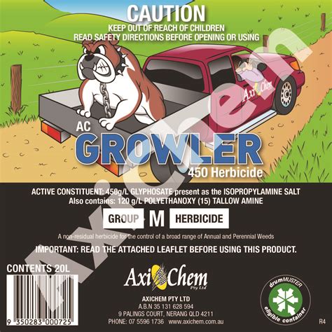 AC Growler 450 Herbicide AXICHEM