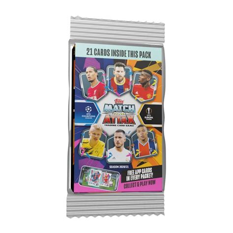 UEFA - CHAMPIONS LEAGUE - Match Attax - 2020/2021 - 3 Pack Blister