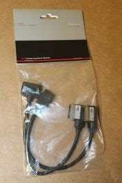 Audi IPod IPhone And USB Cable Set For AMI 4F0051510AH New Genuine