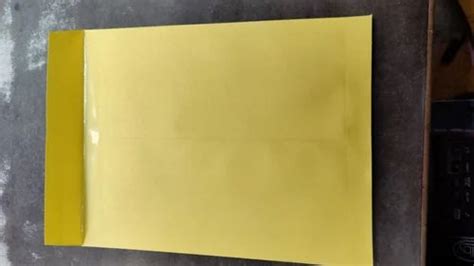 Paper Plain Yellow Lamination Envelopes For Office Size X At Rs