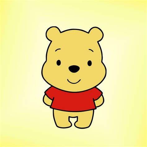 winnie the pooh poses baby 23450367 Vector Art at Vecteezy