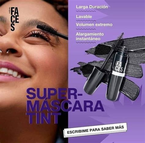 Súpermáscara Tint Para Pestañas Natura Faces Tu consultora Just y Natura