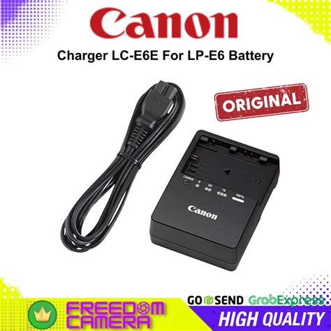 Jual Charger Lc E E For Lp E Battery Canon Lce E Charger Lp E Tanpa