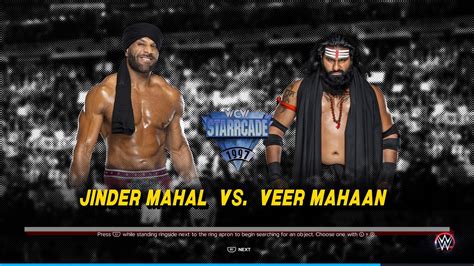 Wwe Veer Mahaan Vs Jinder Mahal Ps Wwe K Wrestling Youtube