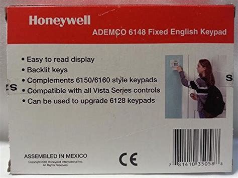 Honeywell Ademco 6148 Teclado Fijo Envío Gratis