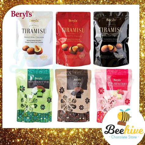 Beryls Tiramisu Almond Chocolate 280g 300g Assorted Flavours