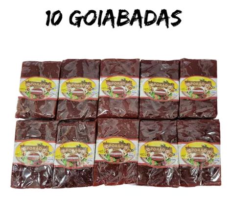 10 Goiabadas Cascão Artesanal Porão Mineiro S Glúten C 500g Frete grátis