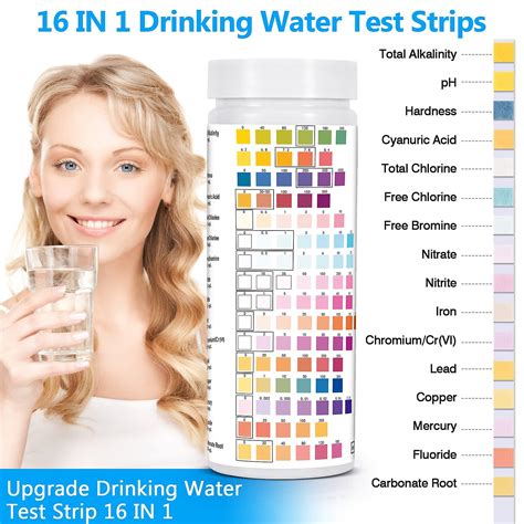 Water Testing Kits For Drinking Water, 16 In 1 Drinking Water Test Kit