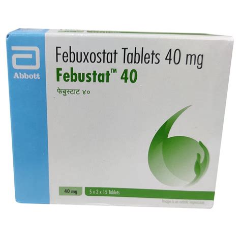 Febustat 40 Mg Febuxostat Tablets At Rs 300 Box In New Delhi ID