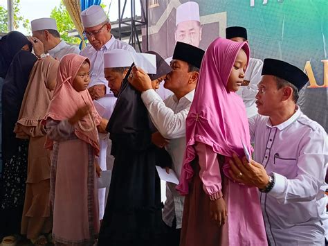 Sekda Hadiri Halal Bihalal Dan Santunan Anak Yatim Majlis Pengobatan Al