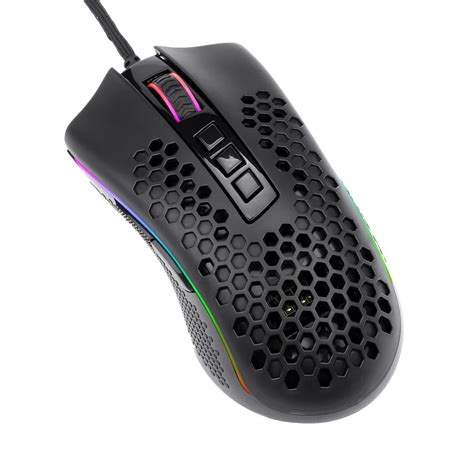 Mouse Gamer Redragon Storm RGB 12400DPI 7 Botões Preto M808 RGB