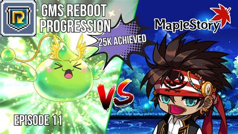 Maplestory Gms Reboot Progression Episode 11 25k Stats Achieved