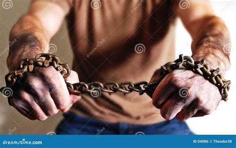 Hands In Chains Stock Photo Image Of Chain Arms Metal 4086