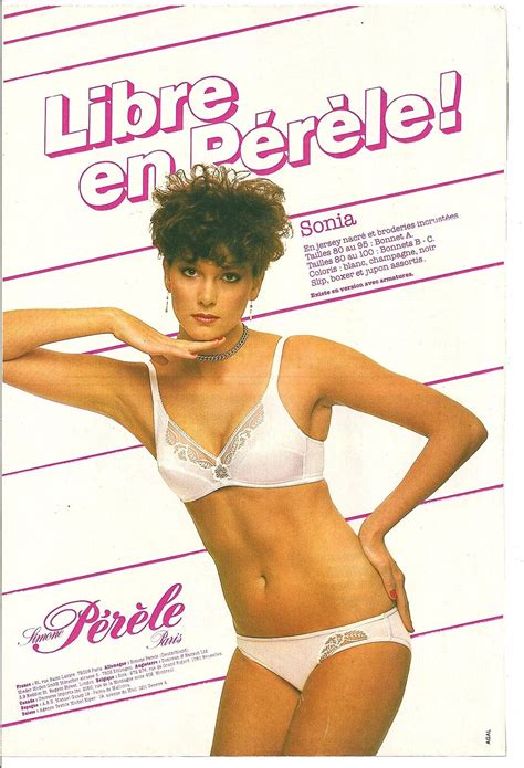 Publicite Soutien Gorge Simone Perele Lingerie Advertising Ebay