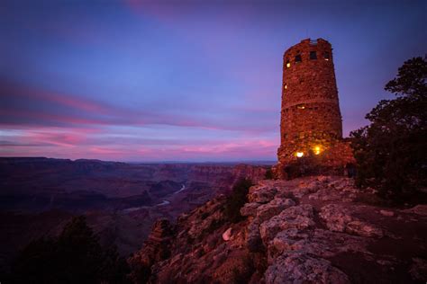 Desert View Watchtower at Sunset (Canvas) by Nancy S | Artwork Archive