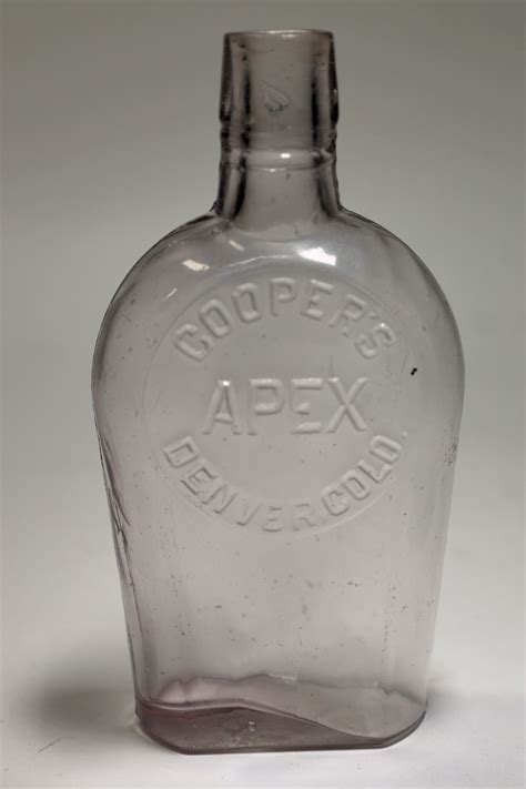 Coopers Apex Denver Colorado Shoo Fly Flask C 1900 151758