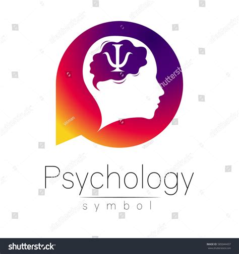 Modern Head Sign Logo Psychology Human Stock Vector Royalty Free