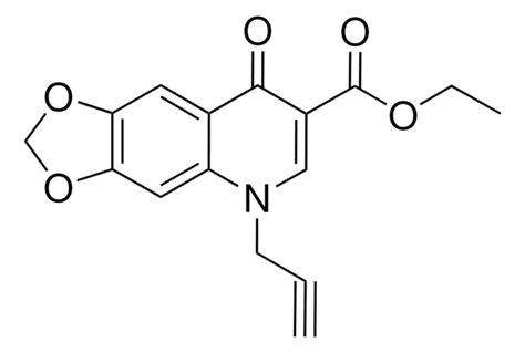 ETHYL 8 OXO 5 2 PROPYNYL 5 8 DIHYDRO 1 3 DIOXOLO 4 5 G QUINOLINE 7