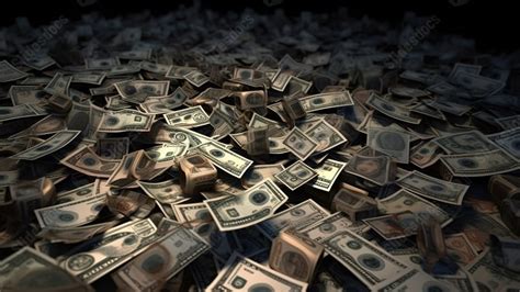 Pile Of Money On Dark Stock Video Footage Powerpoint Background For