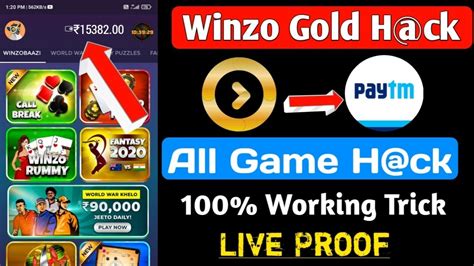 Winzo Gold New Hack Trick Winzo Gold All Game Hack Trick Winzo